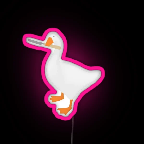 Untitled Goose Game Led RGB Neon Sign