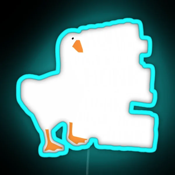 Untitled Goose Game Leduntitled Goose Honk RGB Neon Sign