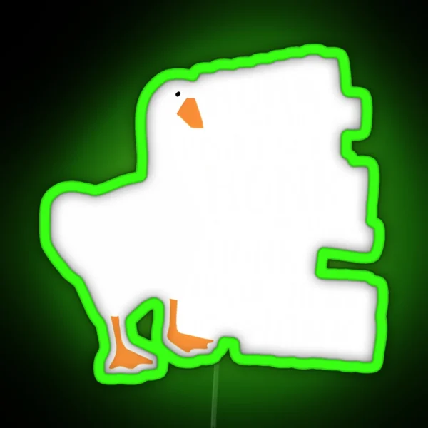 Untitled Goose Game Leduntitled Goose Honk RGB Neon Sign