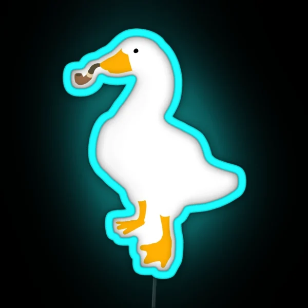 Untitled Goose Game Pipe RGB Neon Sign