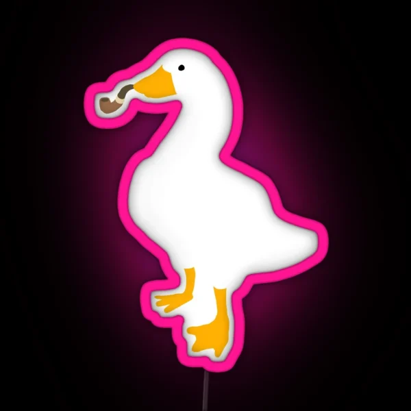 Untitled Goose Game Pipe RGB Neon Sign