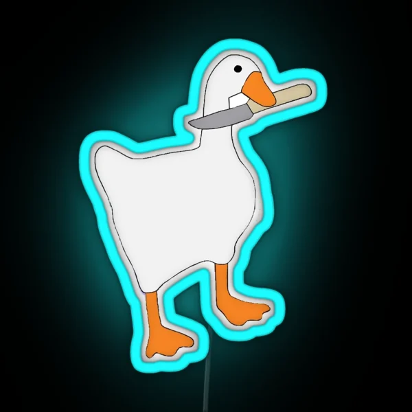 Untitled Goose Game RGB Neon Sign
