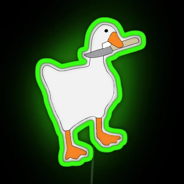 Untitled Goose Game RGB Neon Sign