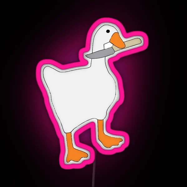 Untitled Goose Game RGB Neon Sign