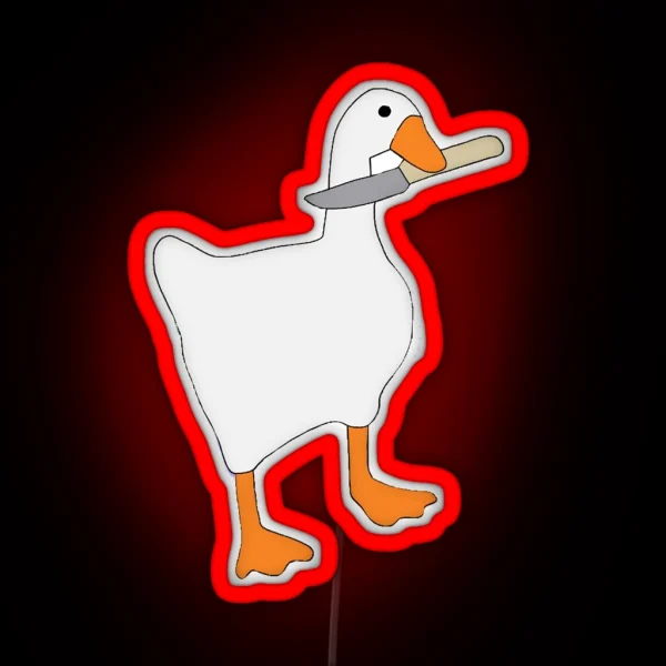 Untitled Goose Game RGB Neon Sign