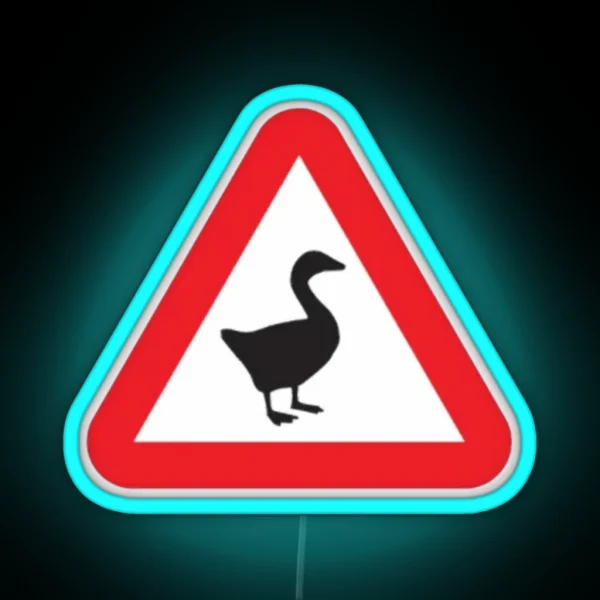 Untitled Goose Game RGB Neon Sign