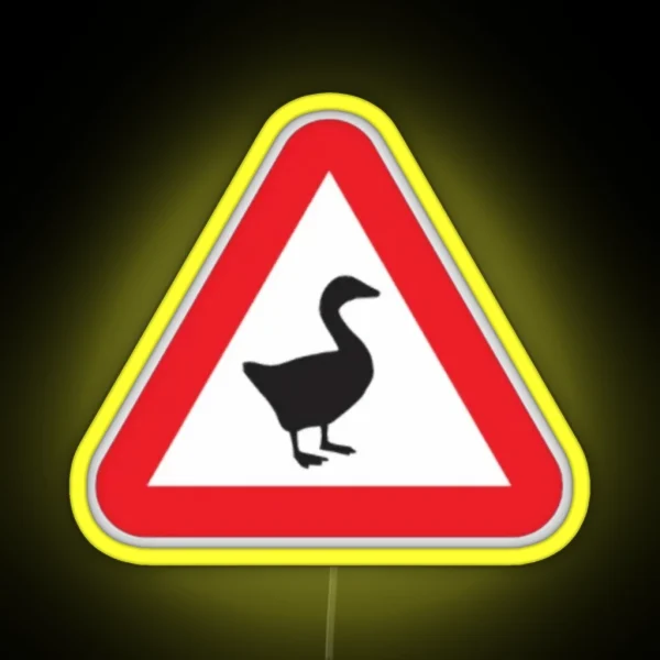Untitled Goose Game RGB Neon Sign
