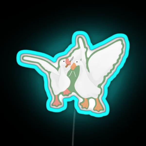 Untitled Goose Game RGB Neon Sign