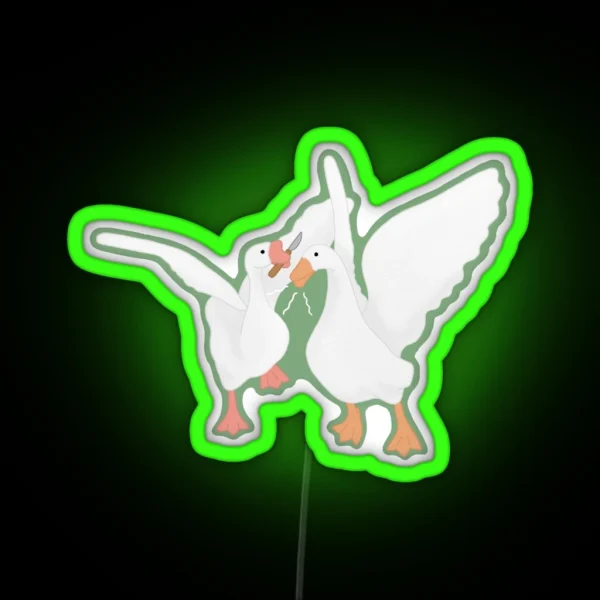 Untitled Goose Game RGB Neon Sign