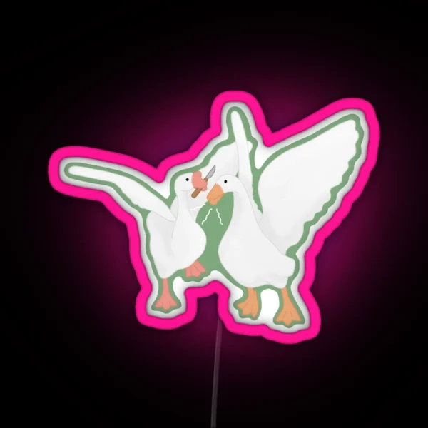 Untitled Goose Game RGB Neon Sign