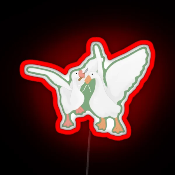 Untitled Goose Game RGB Neon Sign
