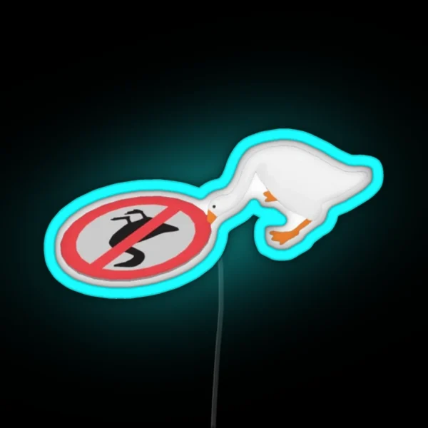 Untitled Goose Game RGB Neon Sign