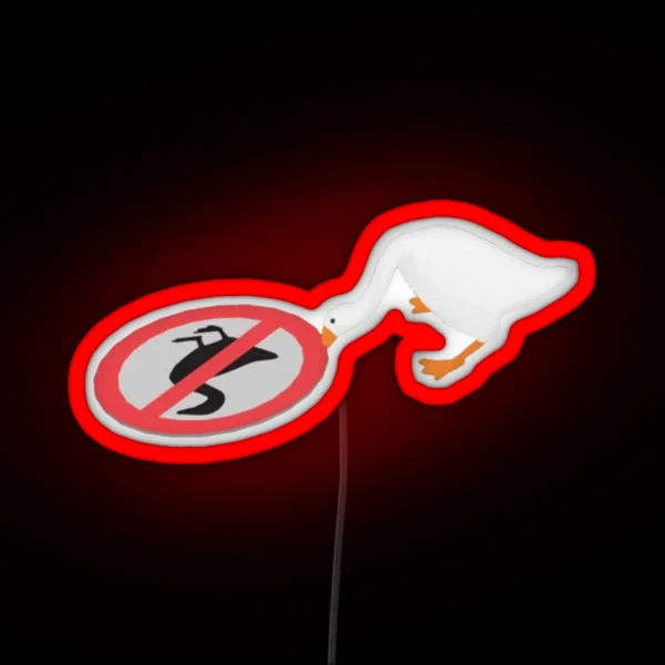 Untitled Goose Game RGB Neon Sign