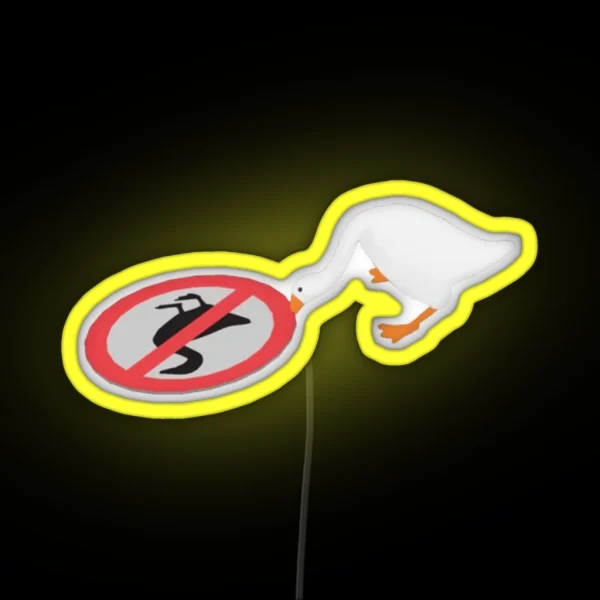 Untitled Goose Game RGB Neon Sign