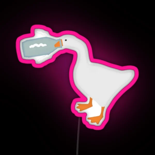 Untitled Goose Game RGB Neon Sign