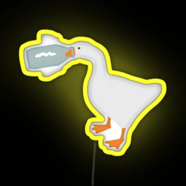 Untitled Goose Game RGB Neon Sign