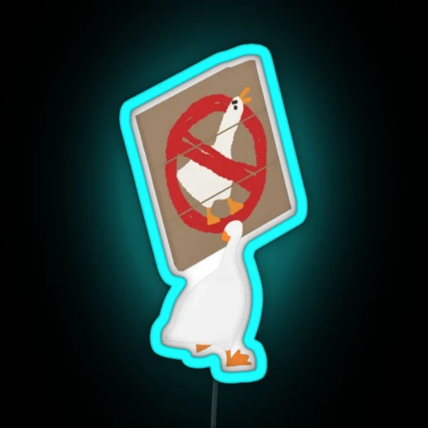 Untitled Goose Game RGB Neon Sign