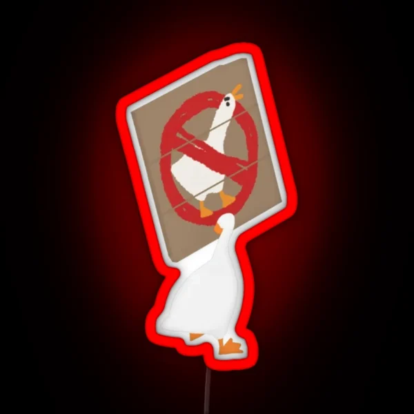 Untitled Goose Game RGB Neon Sign