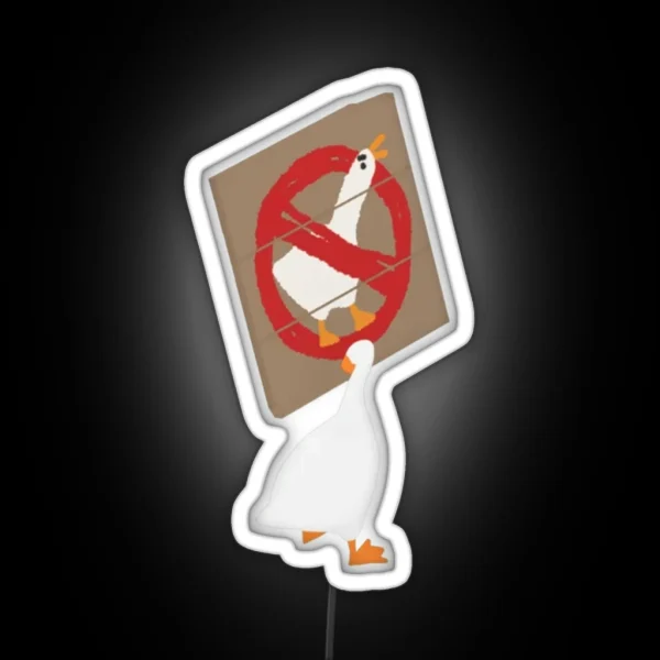 Untitled Goose Game RGB Neon Sign