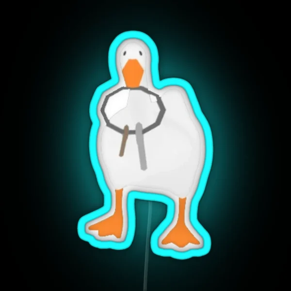 Untitled Goose Game RGB Neon Sign