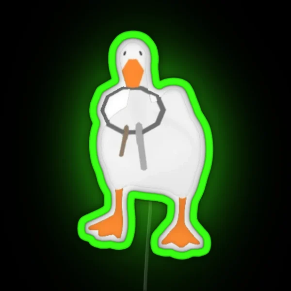 Untitled Goose Game RGB Neon Sign