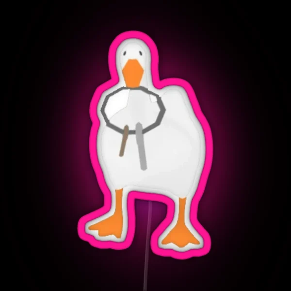 Untitled Goose Game RGB Neon Sign