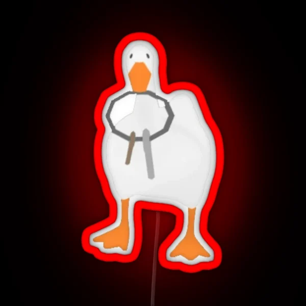 Untitled Goose Game RGB Neon Sign