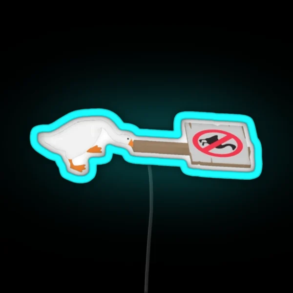 Untitled Goose Game RGB Neon Sign