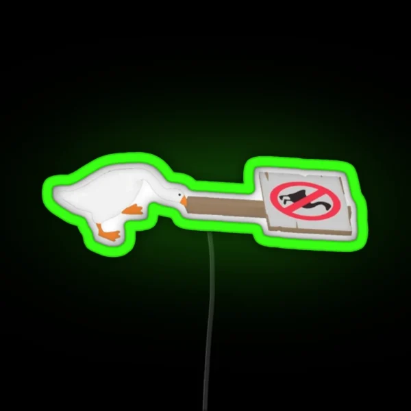 Untitled Goose Game RGB Neon Sign