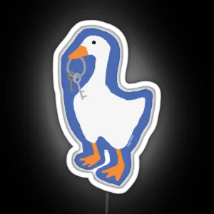 Untitled Goose Game With Key RGB Neon Sign