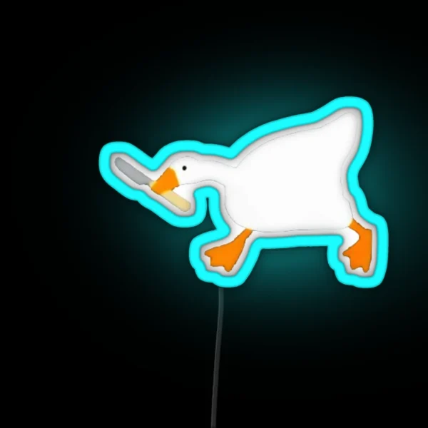 Untitled Goose RGB Neon Sign