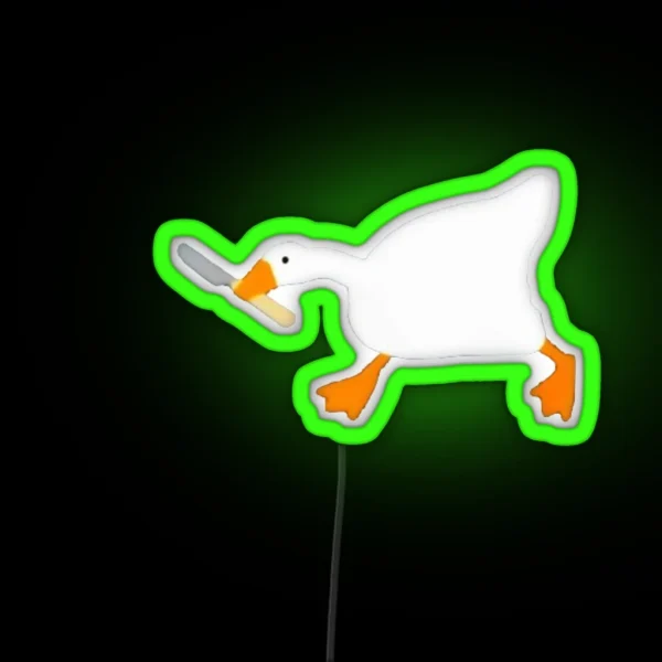 Untitled Goose RGB Neon Sign