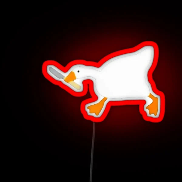 Untitled Goose RGB Neon Sign