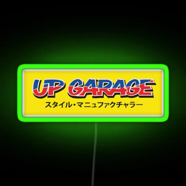 Up Garage RGB Neon Sign