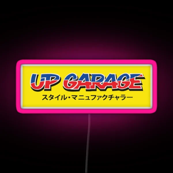 Up Garage RGB Neon Sign