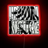 Urahara Kisuke's iconic RGB neon sign from the Bleach anime series.