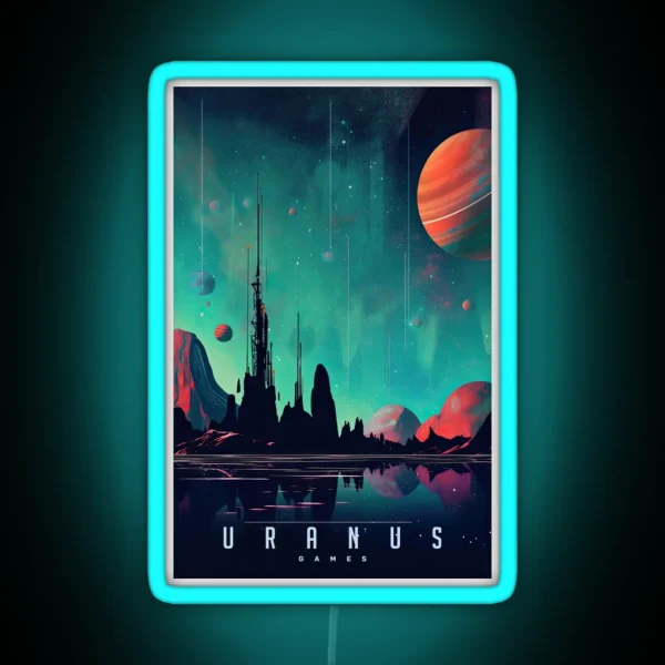 Uranus Games RGB Neon Sign