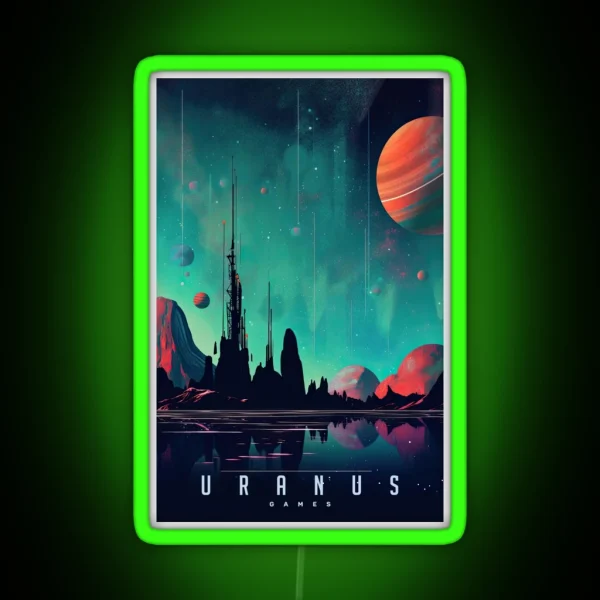 Uranus Games RGB Neon Sign