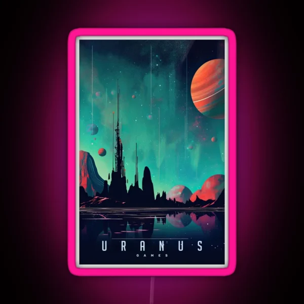Uranus Games RGB Neon Sign