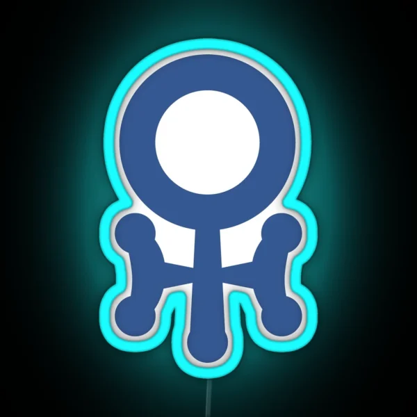Uranus Symbol RGB Neon Sign
