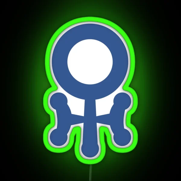 Uranus Symbol RGB Neon Sign