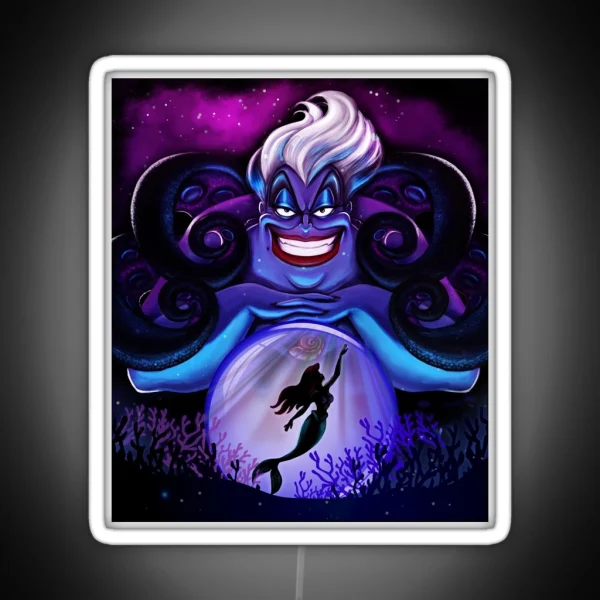 Ursula The Witch Of The Seas RGB Neon Sign