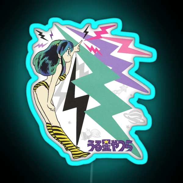 Urusei Yatsura Lum Invader RGB Neon Sign