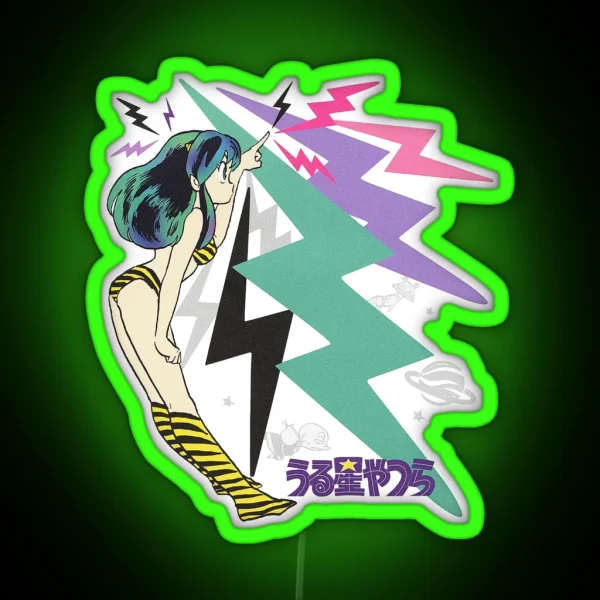 Urusei Yatsura Lum Invader RGB Neon Sign
