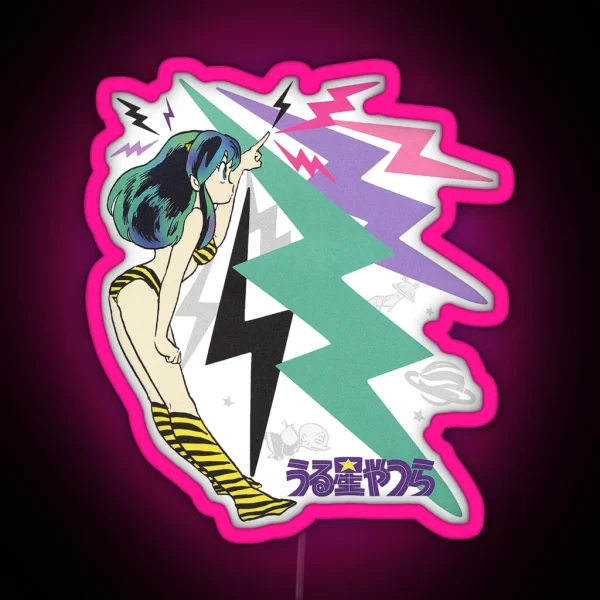 Urusei Yatsura Lum Invader RGB Neon Sign