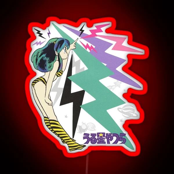 Urusei Yatsura Lum Invader RGB Neon Sign