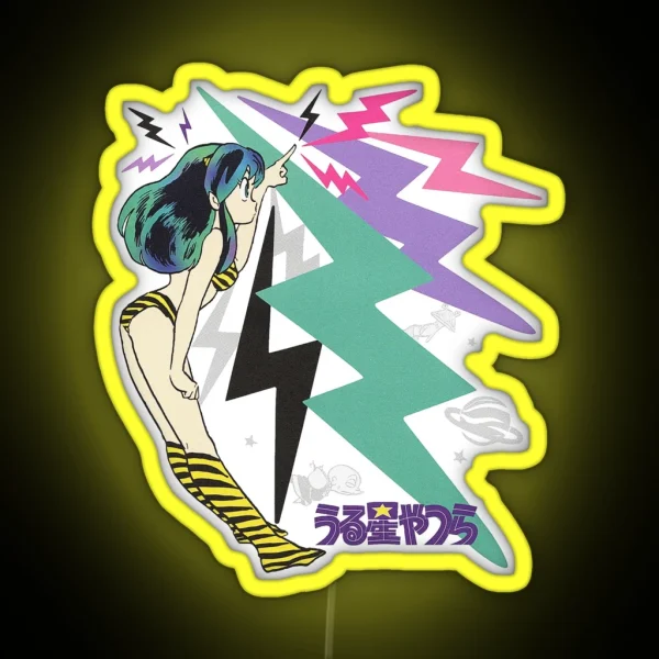 Urusei Yatsura Lum Invader RGB Neon Sign