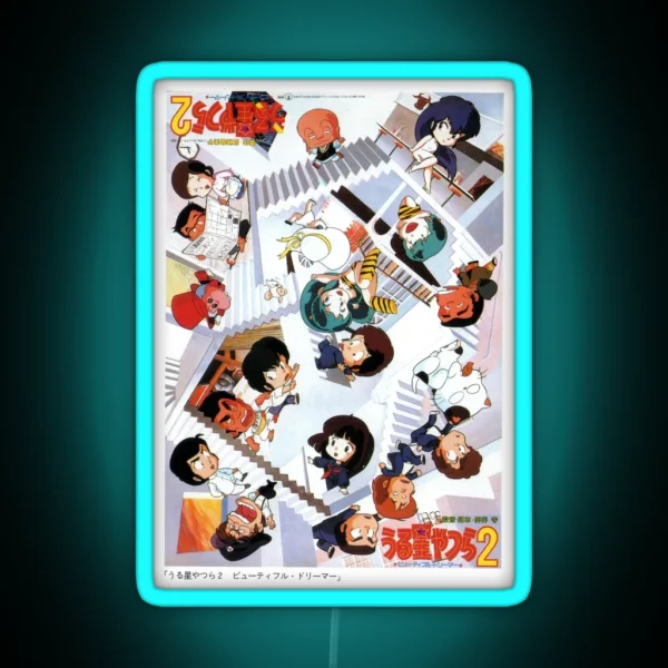 Urusei Yatsura RGB Neon Sign