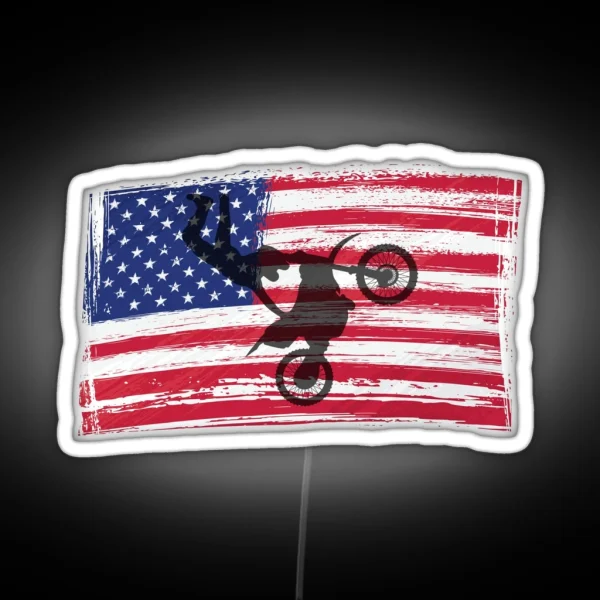 US Flag Full Send RGB Neon Sign
