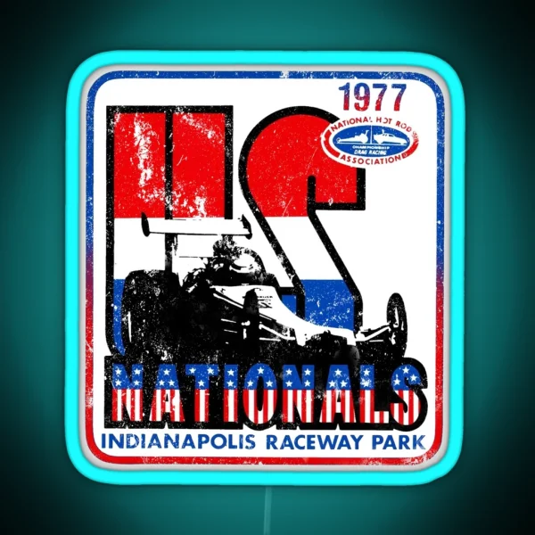 US Nationals 1977 RGB Neon Sign